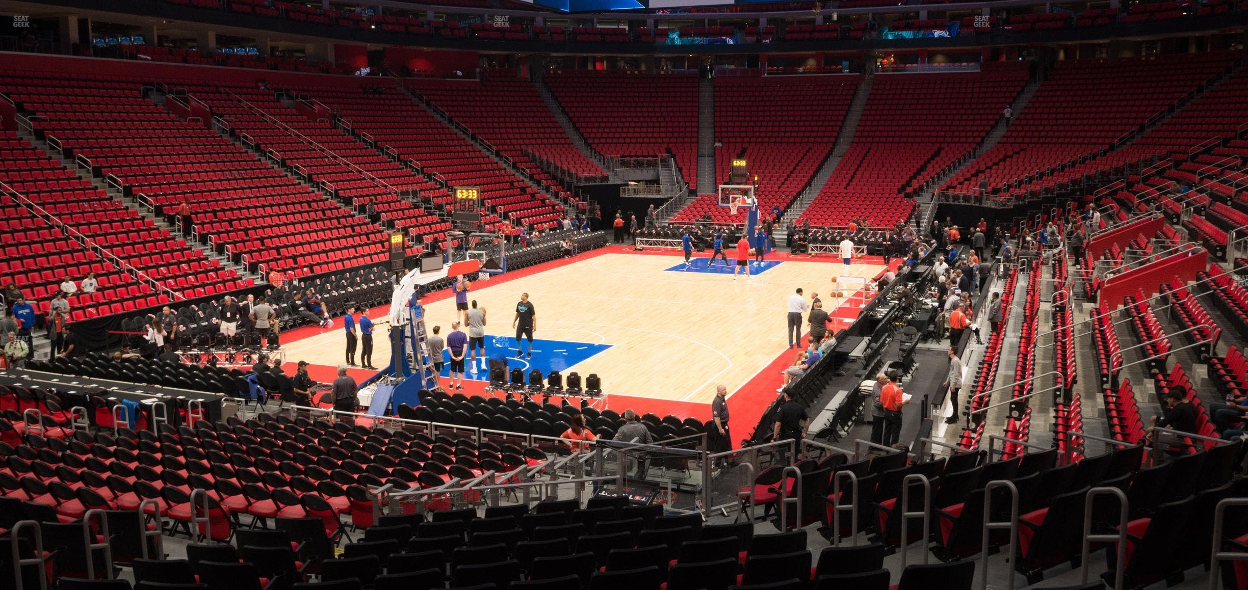 Little Caesars Arena - Section 101 Seat View