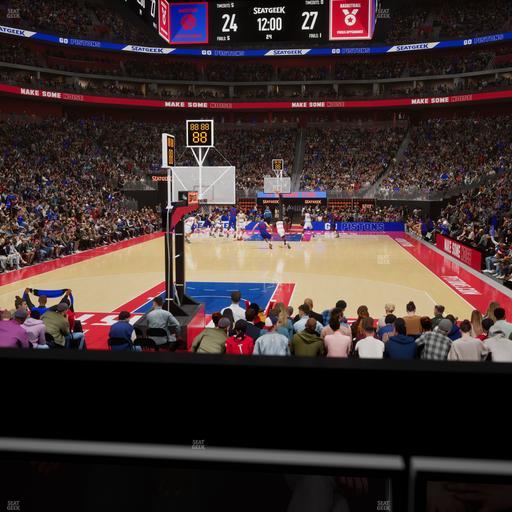 Little Caesars Arena - Section 102 Seat View