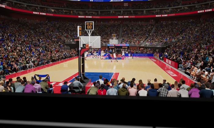 Little Caesars Arena - Section 102 Seat View