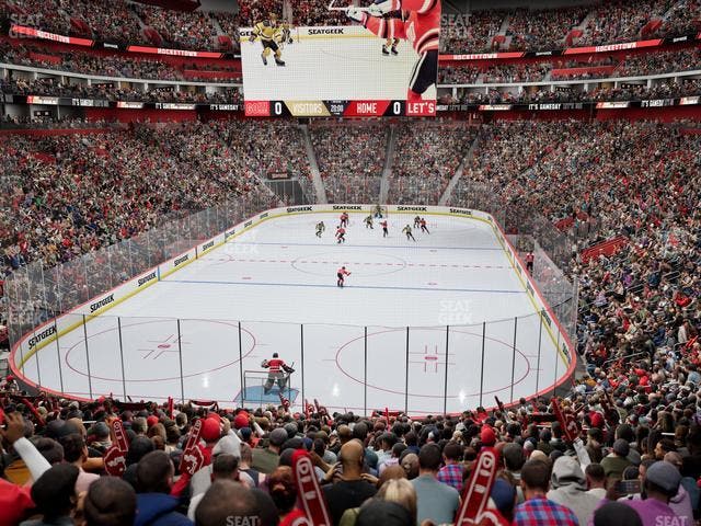 Little Caesars Arena - Section 102 Seat View