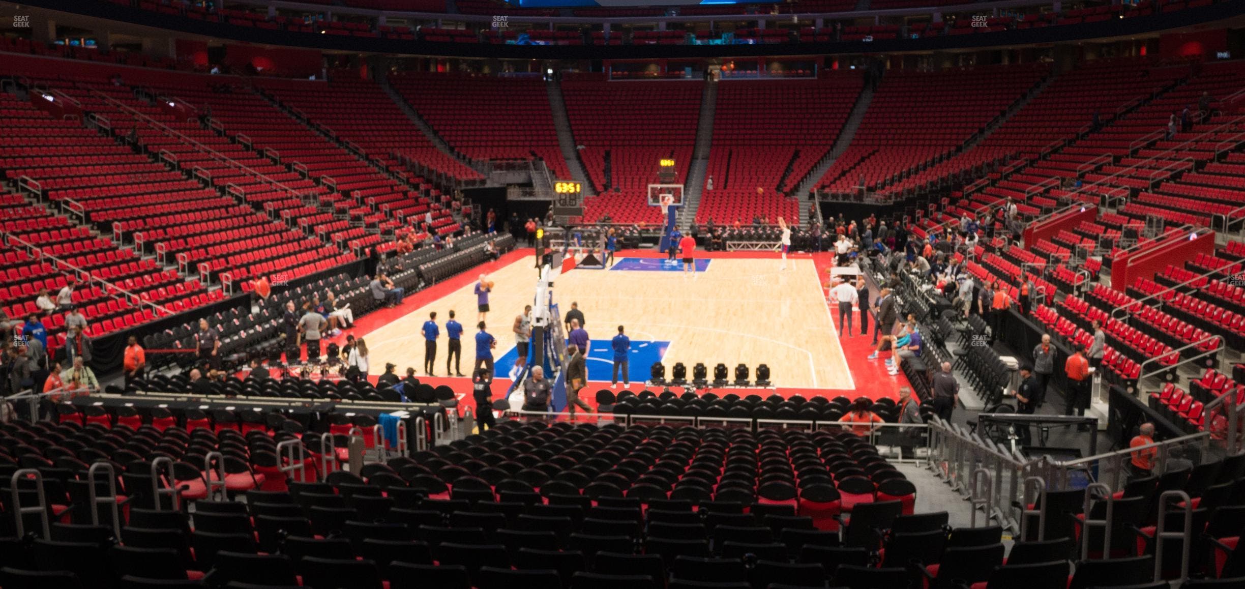 Little Caesars Arena - Section 102 Seat View