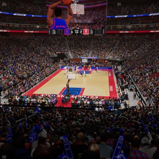 Little Caesars Arena - Section 102 Seat View