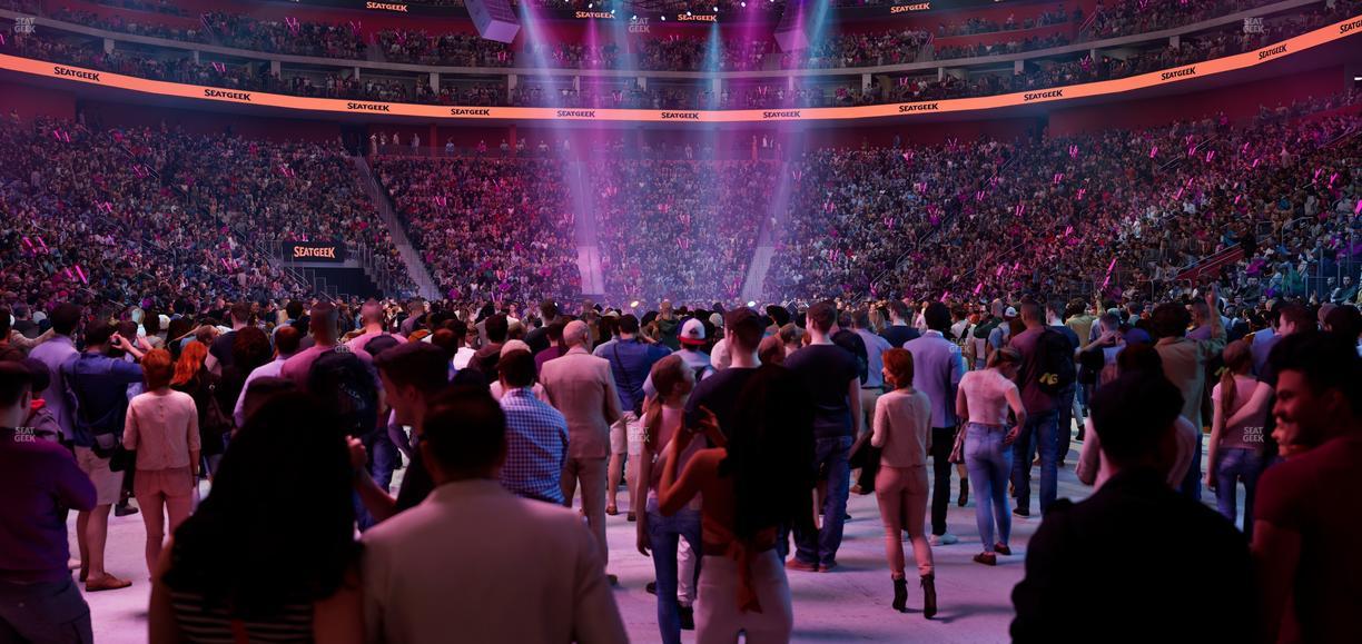 Little Caesars Arena - Section 103 Seat View