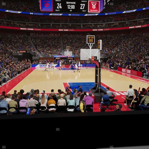 Little Caesars Arena - Section 103 Seat View