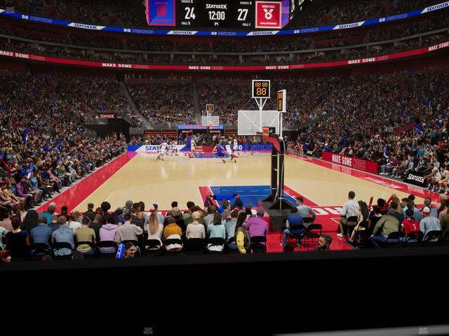 Little Caesars Arena - Section 103 Seat View