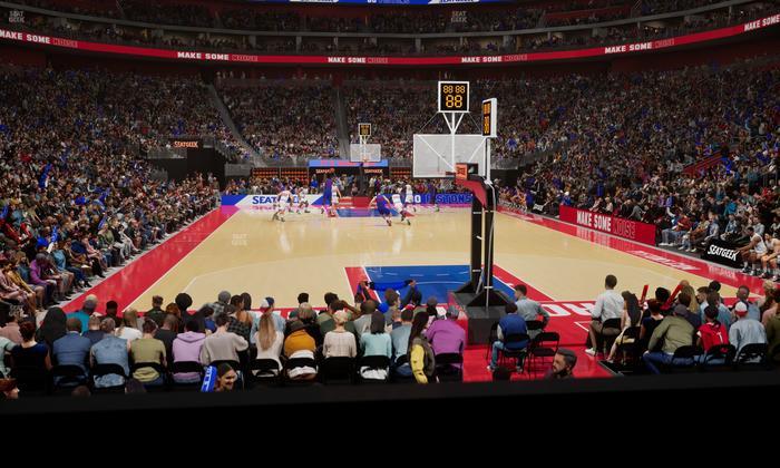 Little Caesars Arena - Section 103 Seat View