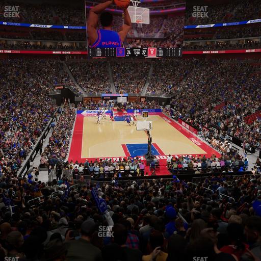 Little Caesars Arena - Section 103 Seat View