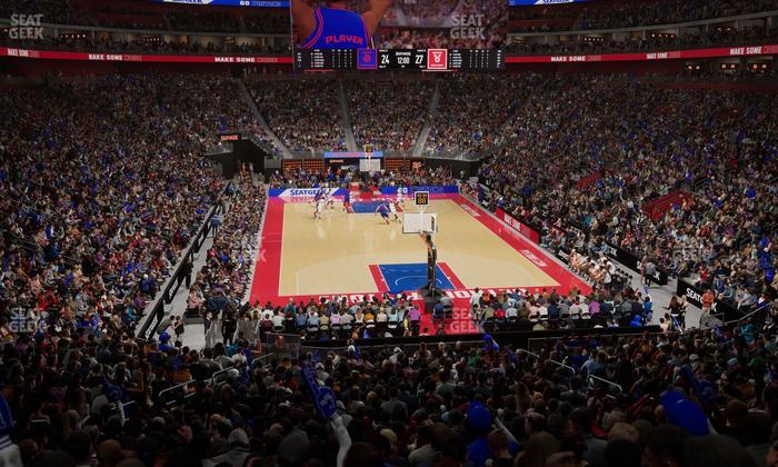 Little Caesars Arena - Section 103 Seat View