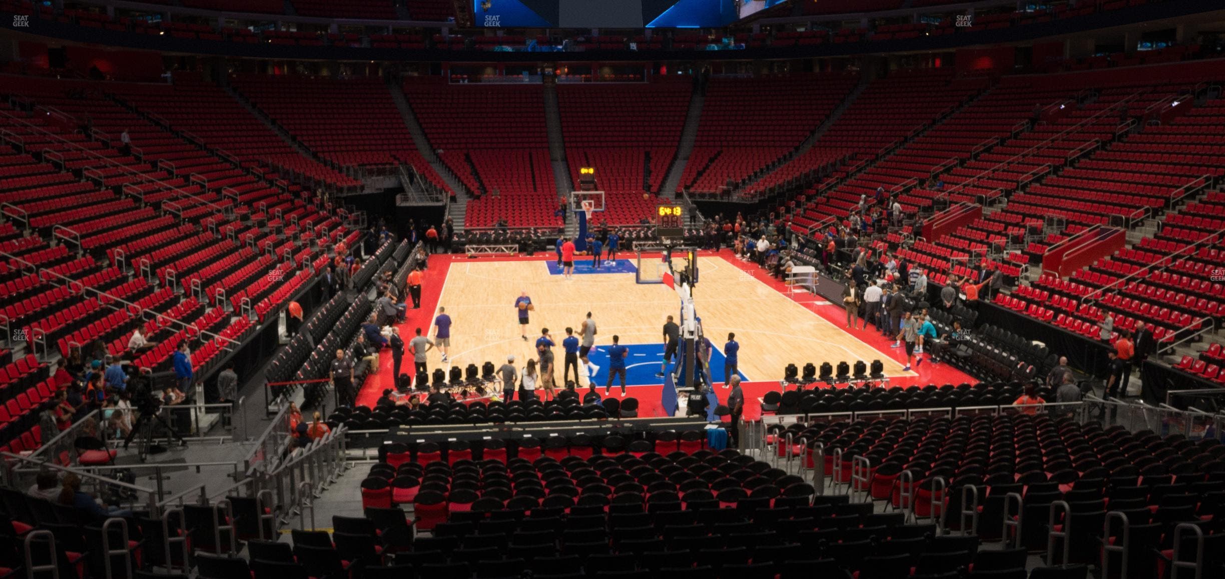 Little Caesars Arena - Section 103 Seat View