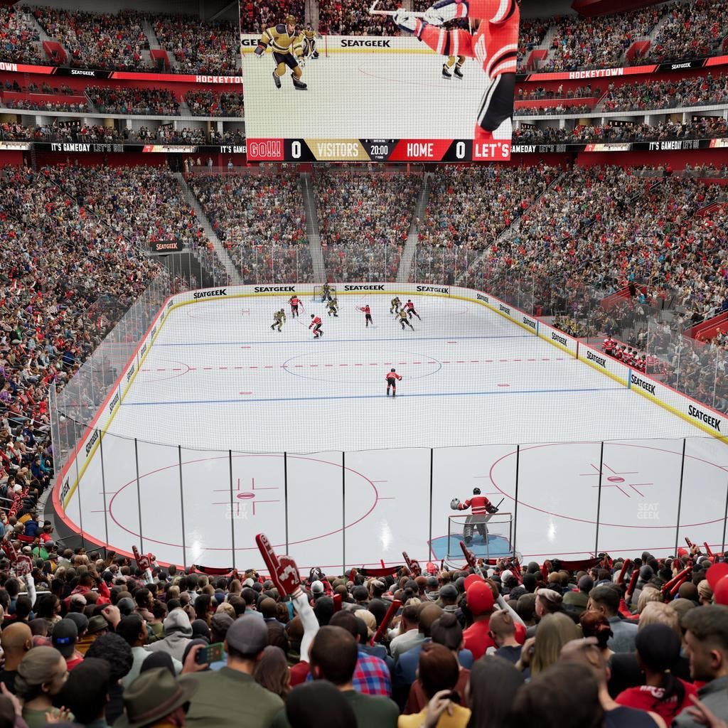 Little Caesars Arena - Section 103 Seat View