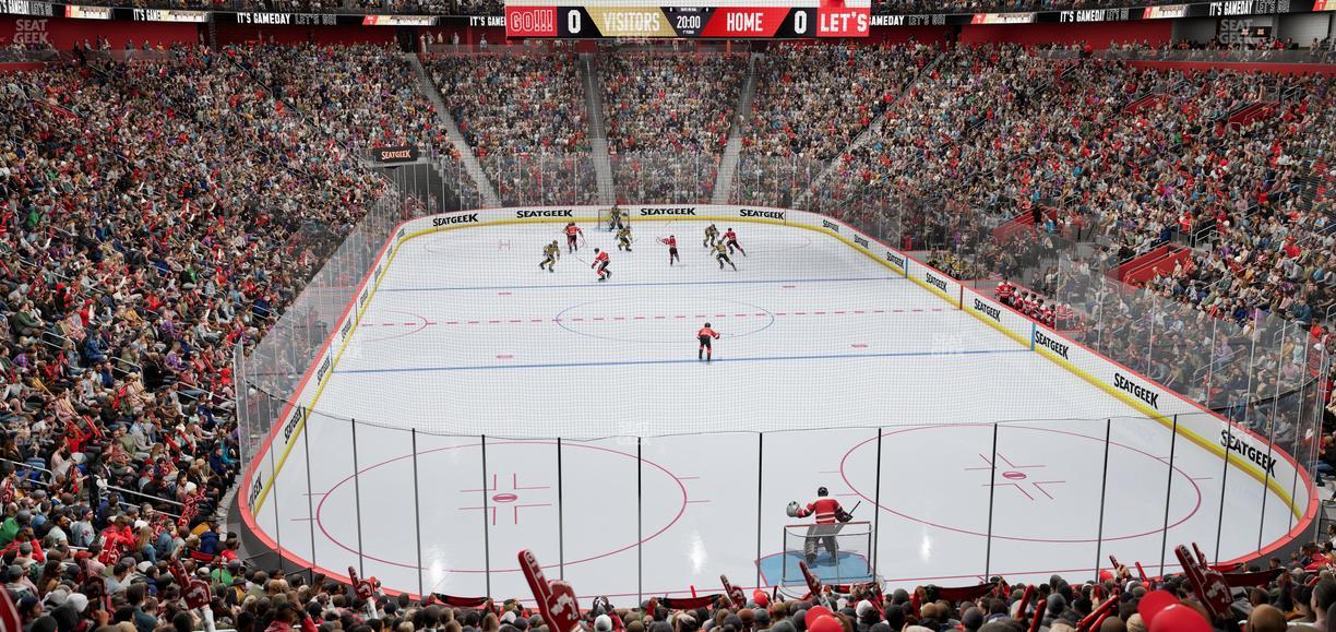 Little Caesars Arena - Section 103 Seat View