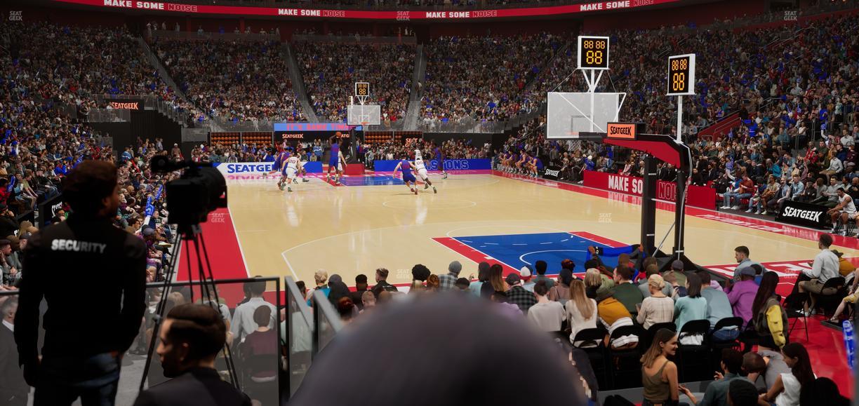 Little Caesars Arena - Section 104 Seat View