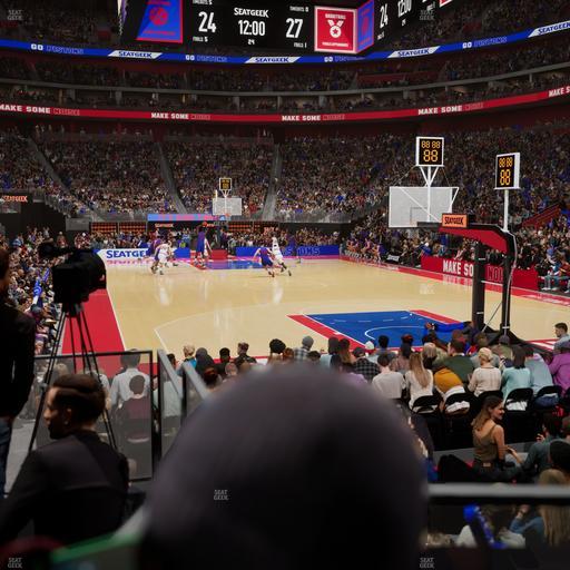 Little Caesars Arena - Section 104 Seat View