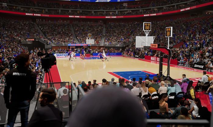 Little Caesars Arena - Section 104 Seat View