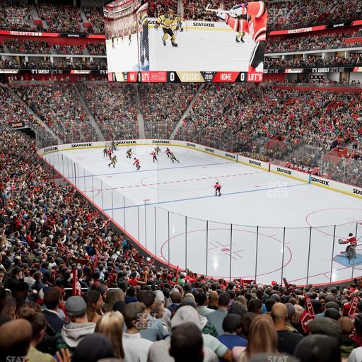 Little Caesars Arena - Section 104 Seat View