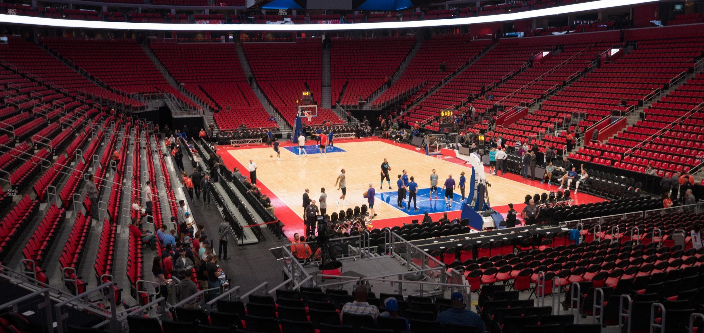 Little Caesars Arena - Section 104 Seat View