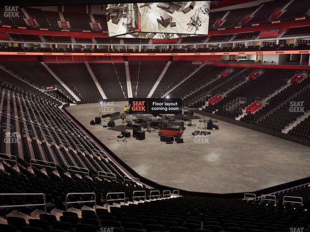 Little Caesars Arena - Section 104 Seat View
