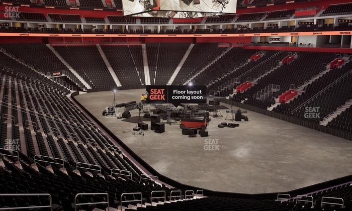 Little Caesars Arena - Section 104 Seat View