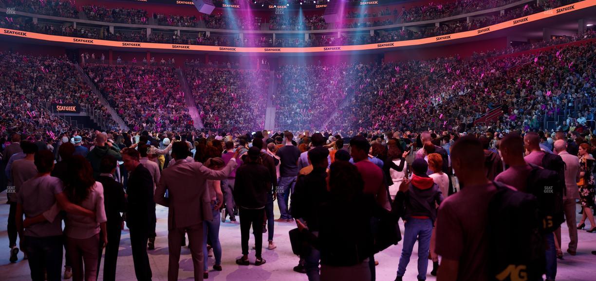 Little Caesars Arena - Section 104 Seat View