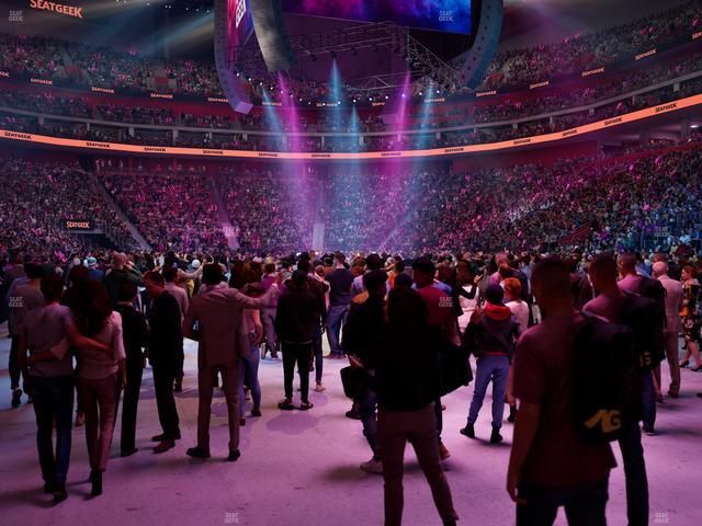 Little Caesars Arena - Section 104 Seat View