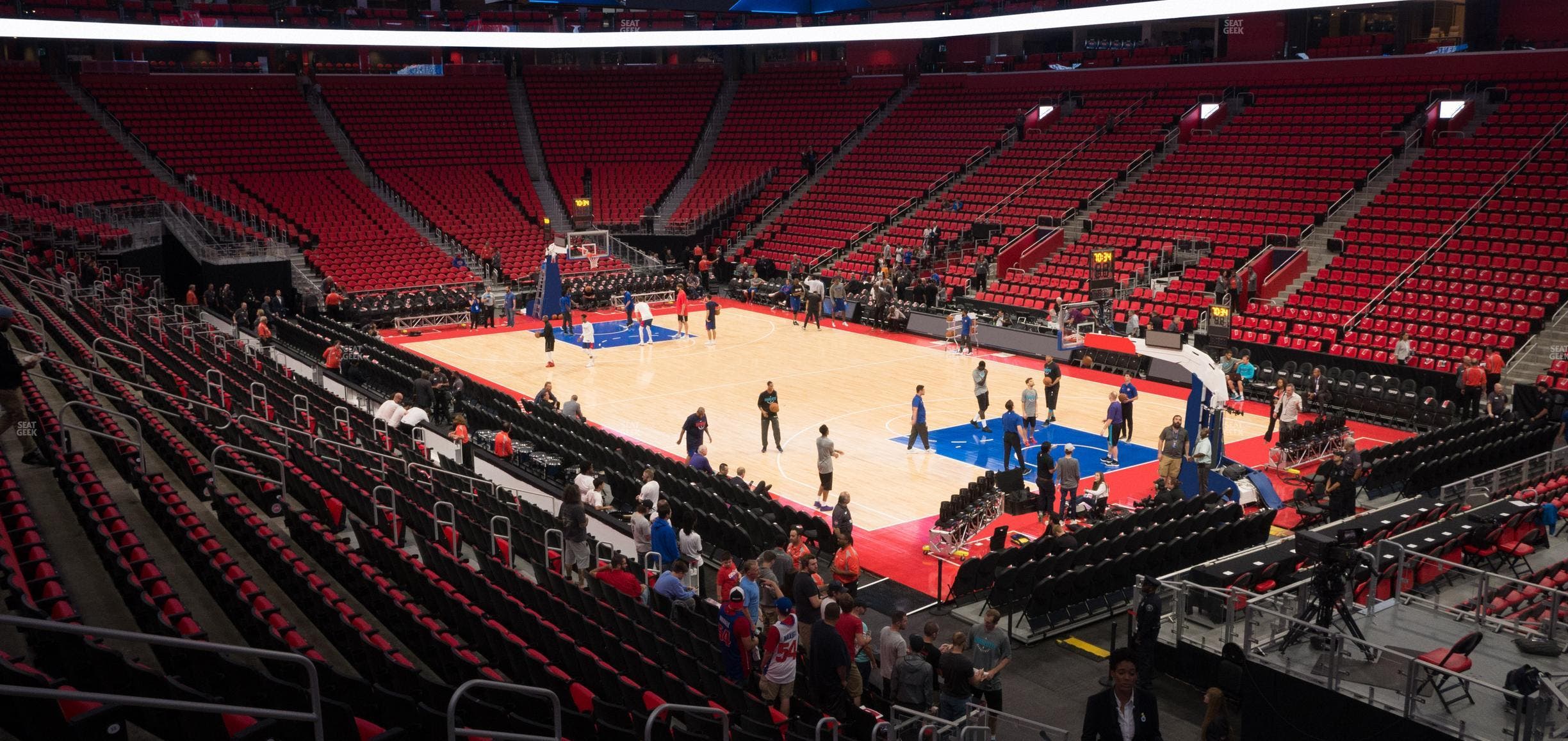 Little Caesars Arena - Section 105 Seat View