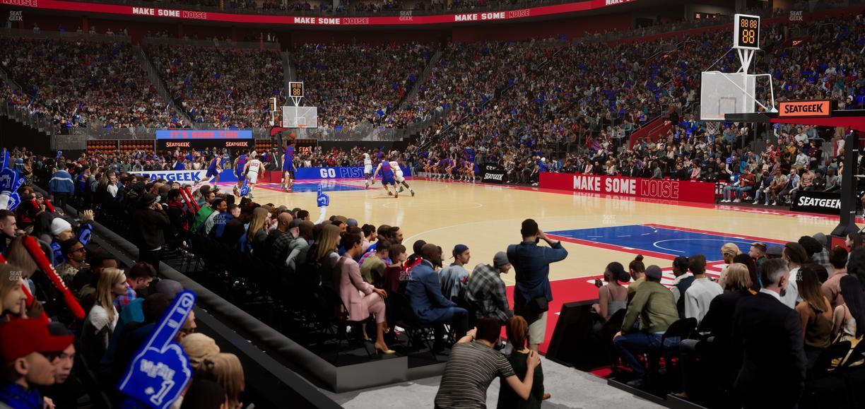 Little Caesars Arena - Section 105 Seat View