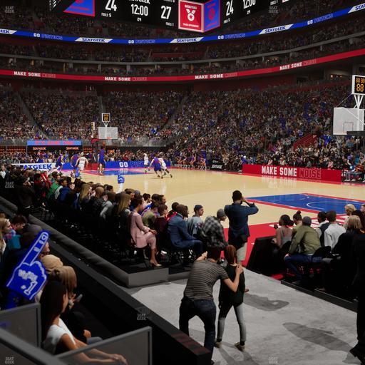 Little Caesars Arena - Section 105 Seat View