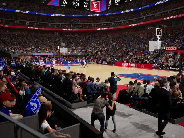 Little Caesars Arena - Section 105 Seat View