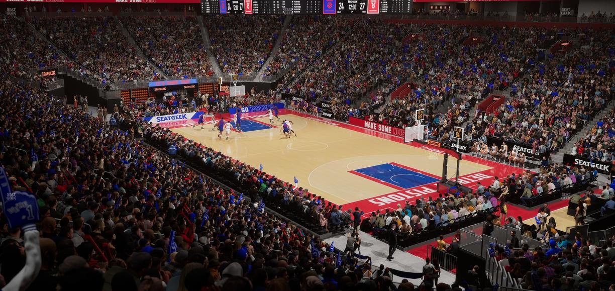 Little Caesars Arena - Section 105 Seat View