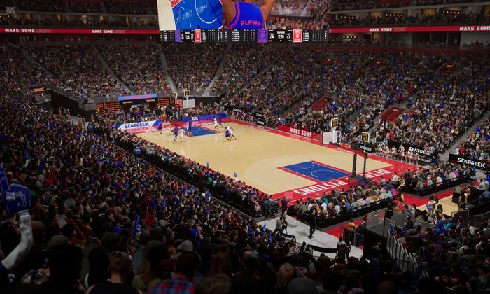 Little Caesars Arena - Section 105 Seat View