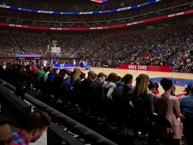 Little Caesars Arena - Section 106 Seat View