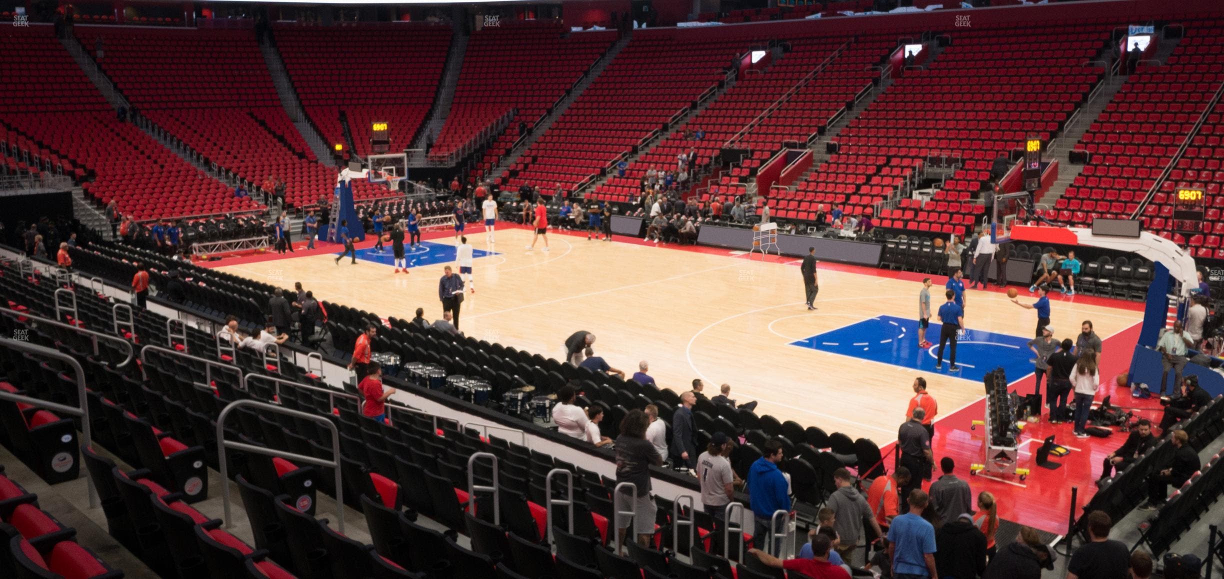 Little Caesars Arena - Section 106 Seat View