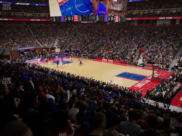 Little Caesars Arena - Section 106 Seat View Little Caesars Arena - Section 106 Seat View