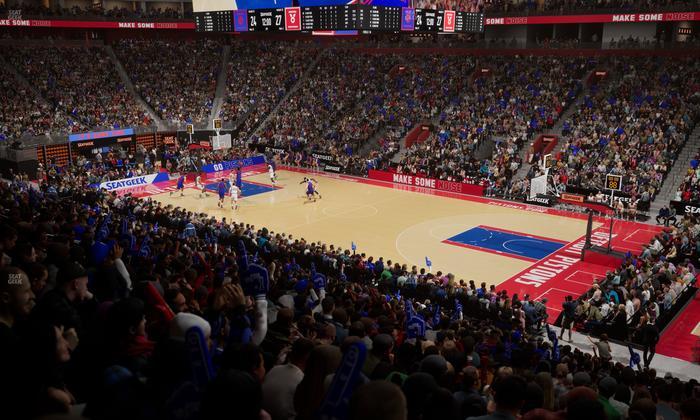 Little Caesars Arena - Section 106 Seat View