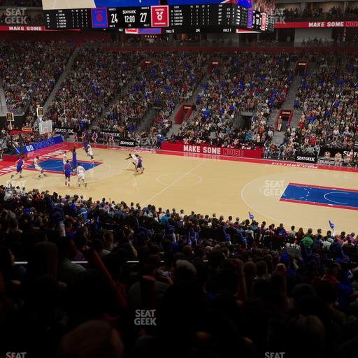 Little Caesars Arena - Section 107 Seat View