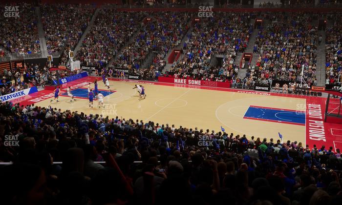 Little Caesars Arena - Section 107 Seat View