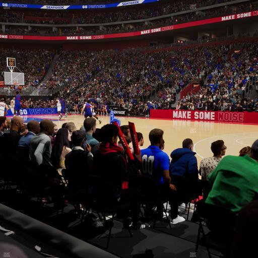 Little Caesars Arena - Section 107 Seat View