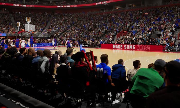 Little Caesars Arena - Section 107 Seat View
