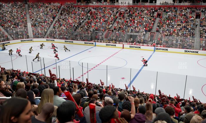 Little Caesars Arena - Section 107 Seat View