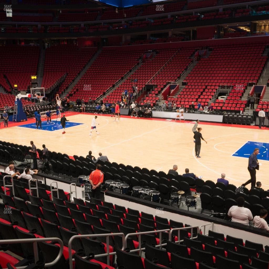 Little Caesars Arena - Section 107 Seat View