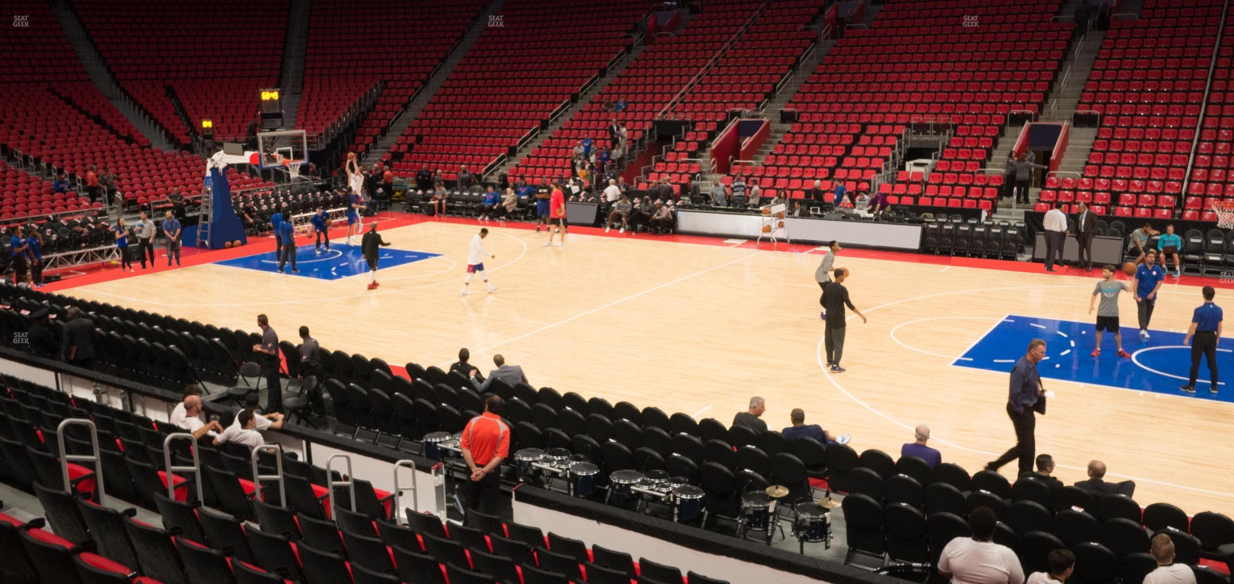 Little Caesars Arena - Section 107 Seat View