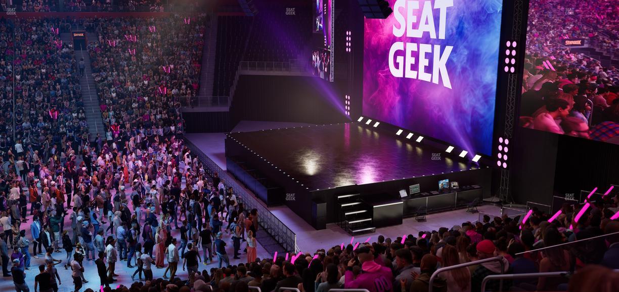 Little Caesars Arena - Section 107 Seat View