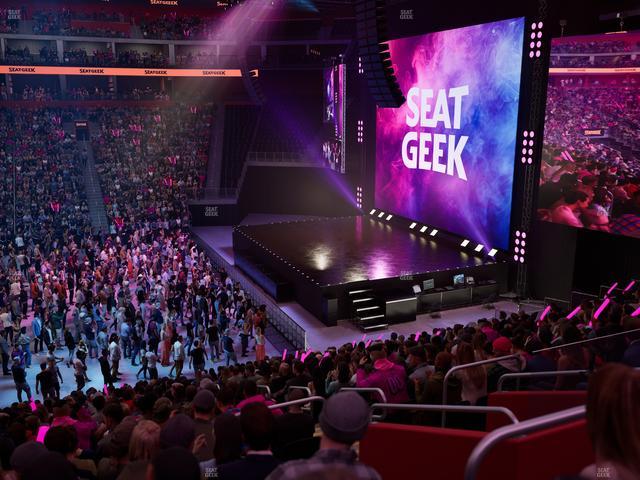 Little Caesars Arena - Section 107 Seat View