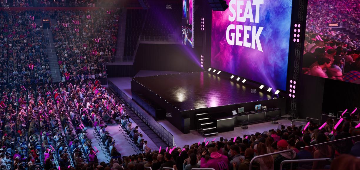 Little Caesars Arena - Section 107 Seat View