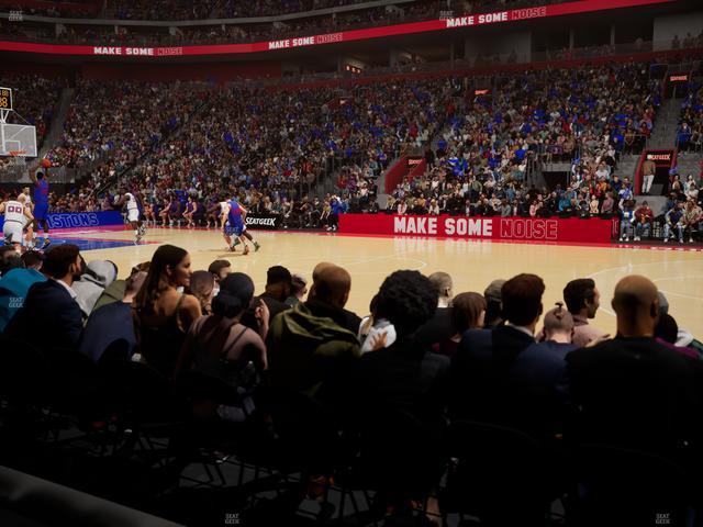 Little Caesars Arena - Section 108 Seat View