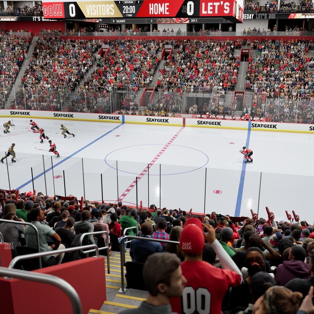 Little Caesars Arena - Section 108 Seat View