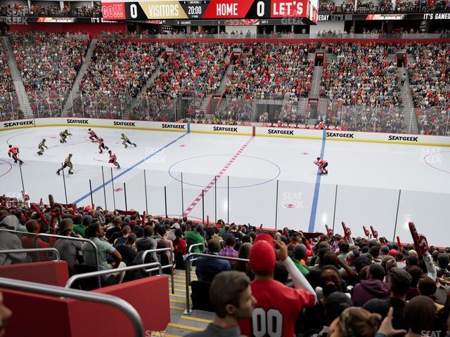 Little Caesars Arena - Section 108 Seat View
