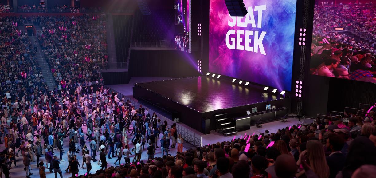 Little Caesars Arena - Section 108 Seat View