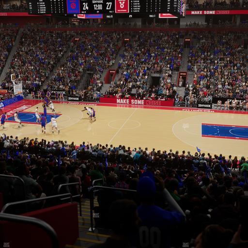 Little Caesars Arena - Section 108 Seat View