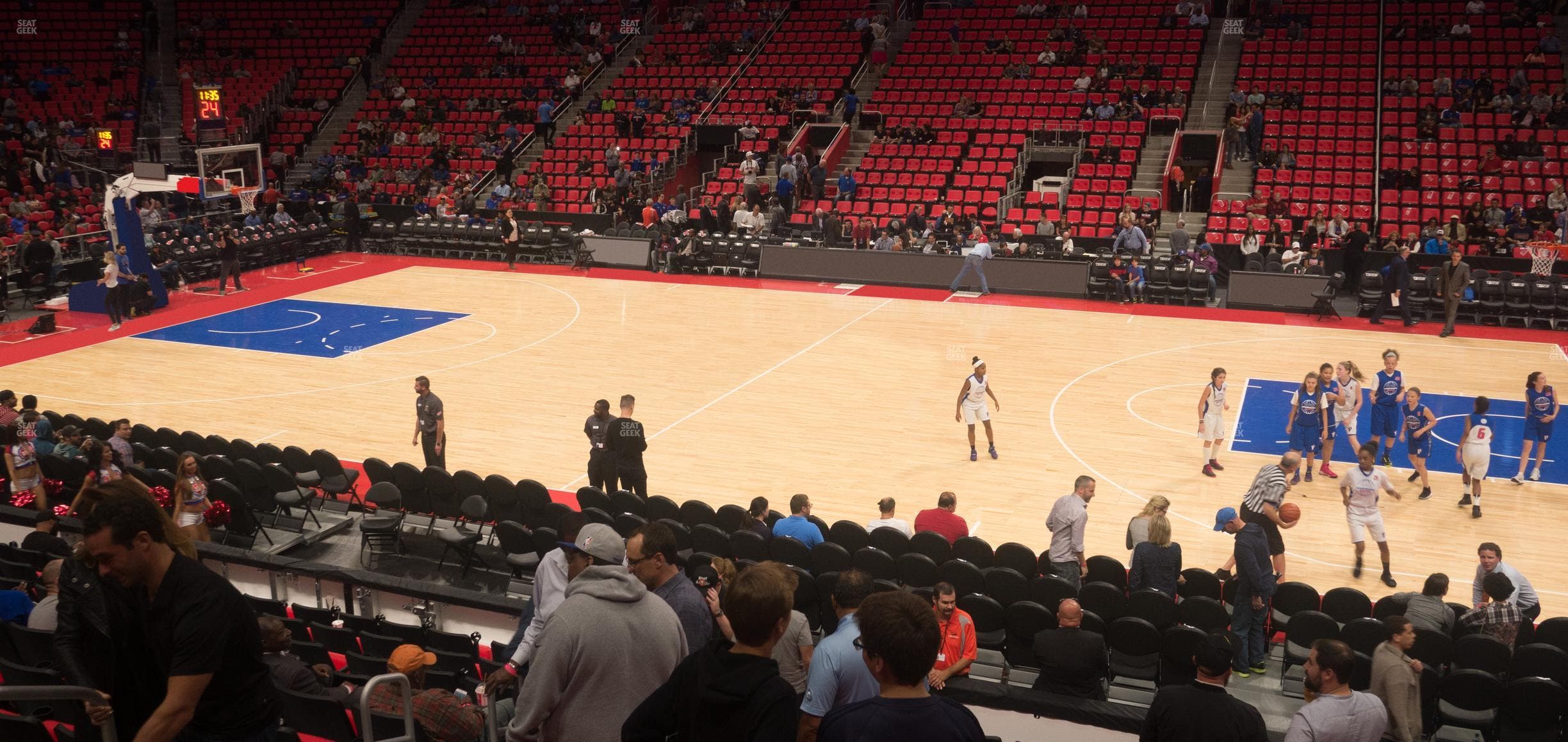 Little Caesars Arena - Section 108 Seat View
